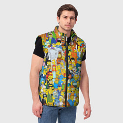 Мужской жилет Simpsons Stories, цвет: 3D-черный — фото 2