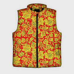 Мужской жилет Хохлома, цвет: 3D-черный