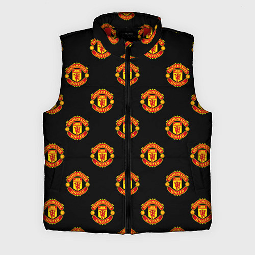 Мужской жилет Manchester United Pattern / 3D-Красный – фото 1