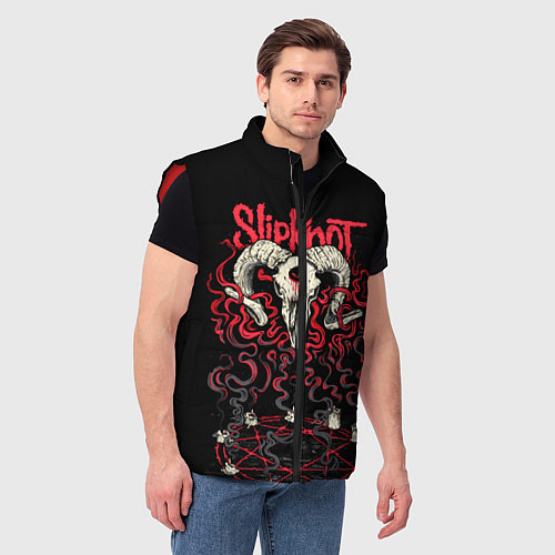 Мужской жилет Slipknot / 3D-Красный – фото 3