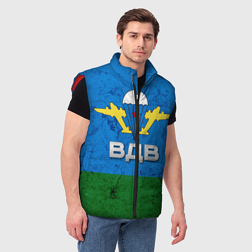 Мужской жилет Флаг ВДВ / 3D-Красный – фото 3