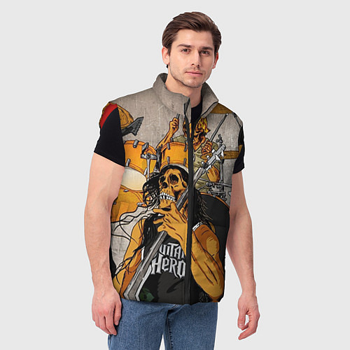 Мужской жилет Metallica: Guitar Hero / 3D-Красный – фото 3