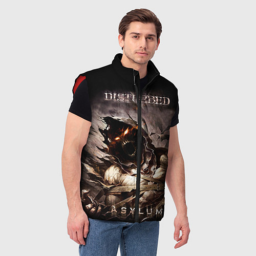Мужской жилет Disturbed / 3D-Красный – фото 3