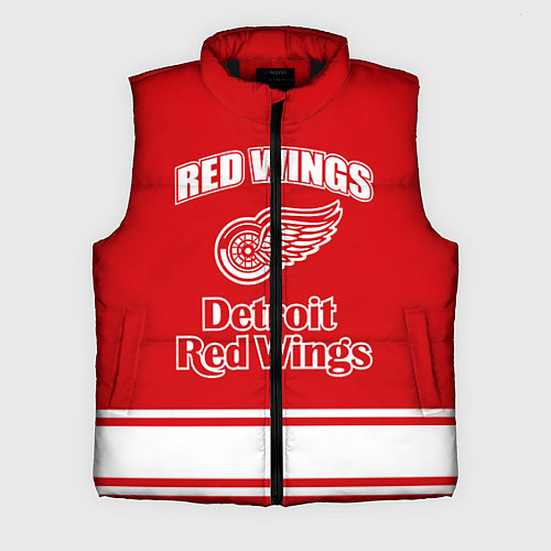 Мужской жилет Detroit red wings / 3D-Черный – фото 1