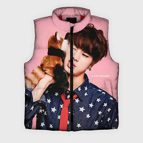 Мужской жилет BTS: Love Me / 3D-Красный – фото 1