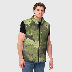 Мужской жилет Хаки, цвет: 3D-черный — фото 2