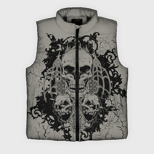 Мужской жилет Skulls / 3D-Черный – фото 1