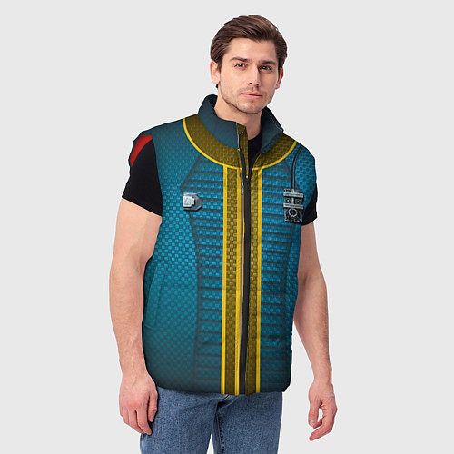 Мужской жилет Overalls 111 / 3D-Красный – фото 3