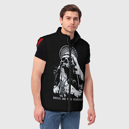 Мужской жилет BMTH: Skull Pray / 3D-Красный – фото 3