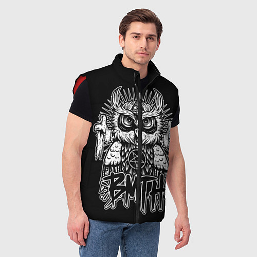 Мужской жилет BMTH Owl / 3D-Красный – фото 3