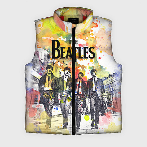 Мужской жилет The Beatles: Colour Spray / 3D-Красный – фото 1