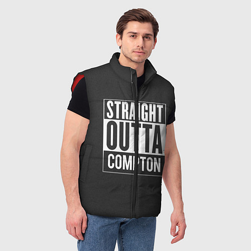 Мужской жилет Straight Outta Compton / 3D-Красный – фото 3