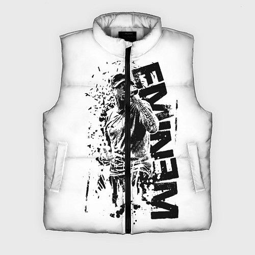 Мужской жилет Eminem Rap / 3D-Светло-серый – фото 1