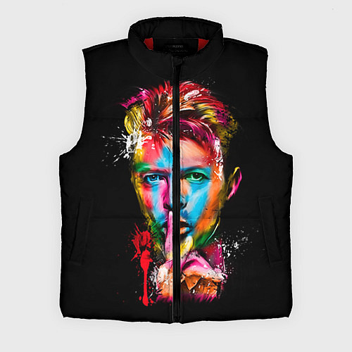 Мужской жилет Дэвид Боуи / 3D-Красный – фото 1