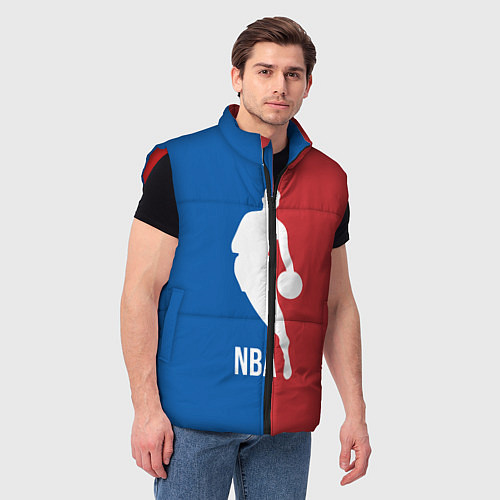 Мужской жилет Эмблема NBA / 3D-Красный – фото 3