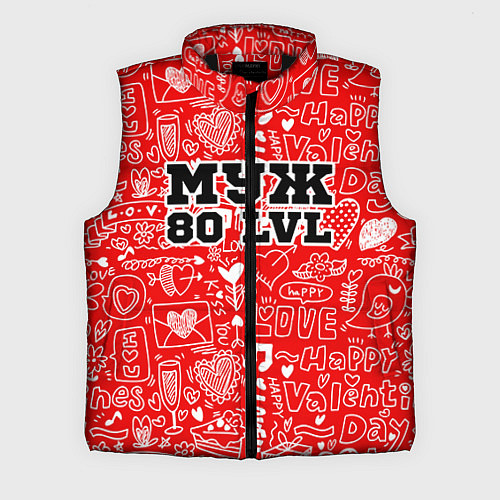 Мужской жилет Муж 80 LVL / 3D-Черный – фото 1