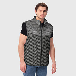 Мужской жилет Кольчуга, цвет: 3D-черный — фото 2