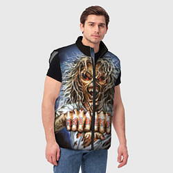 Мужской жилет Iron Maiden: Maidenfc, цвет: 3D-светло-серый — фото 2