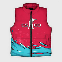 Мужской жилет CS:GO Water Elemental, цвет: 3D-красный