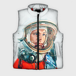Мужской жилет Гагарин в полете, цвет: 3D-красный