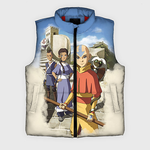 Мужской жилет Легенда об Аанге / 3D-Красный – фото 1