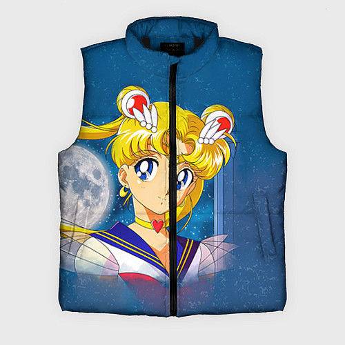Мужской жилет Сейлор Мун / 3D-Черный – фото 1