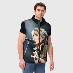 Мужской жилет Земфира поет, цвет: 3D-черный — фото 2