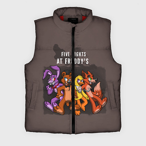 Мужской жилет Five Nights At Freddy's / 3D-Красный – фото 1