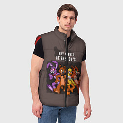 Мужской жилет Five Nights At Freddy's, цвет: 3D-красный — фото 2