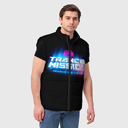 Мужской жилет Trancemission: Trance we love, цвет: 3D-черный — фото 2