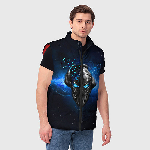 Мужской жилет Pirate Station: Blue Space / 3D-Красный – фото 3