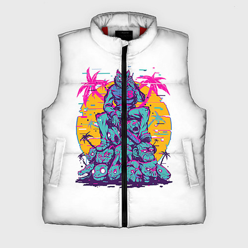 Мужской жилет Hotline Miami: Throne / 3D-Красный – фото 1