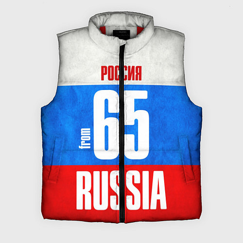 Мужской жилет Russia: from 65 / 3D-Красный – фото 1