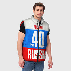 Мужской жилет Russia: from 40, цвет: 3D-красный — фото 2