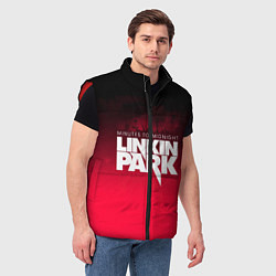 Мужской жилет Linkin Park: Minutes to midnight, цвет: 3D-красный — фото 2