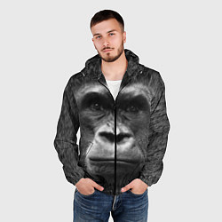 Ветровка с капюшоном мужская Взгляд, цвет: 3D-черный — фото 2