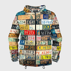 Мужская ветровка Автомобильные номера мира