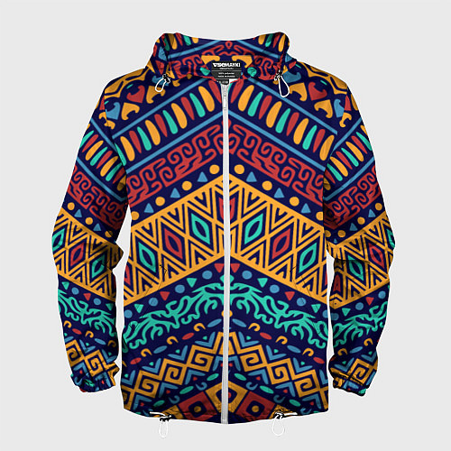 Мужская ветровка Африка / 3D-Белый – фото 1