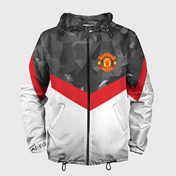 Мужская ветровка Man United FC: Grey Polygons