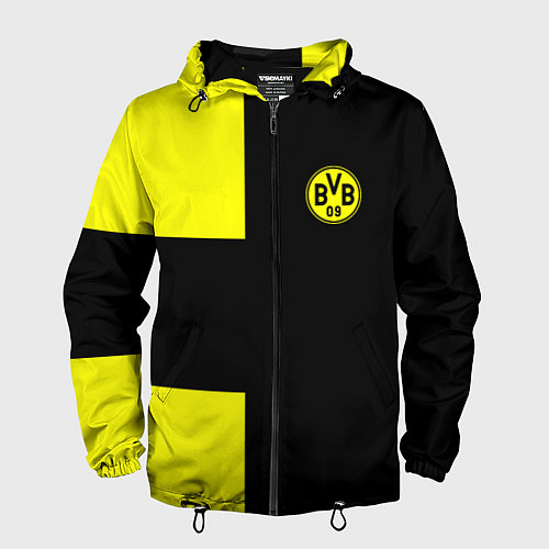 Мужская ветровка BVB FC: Black style / 3D-Черный – фото 1