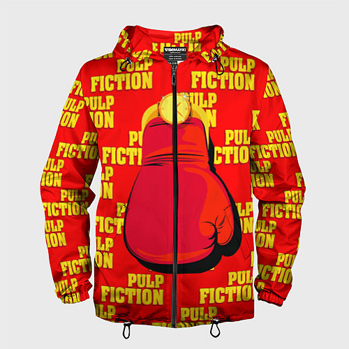 Мужская ветровка Pulp Fiction: Boxing glove / 3D-Черный – фото 1
