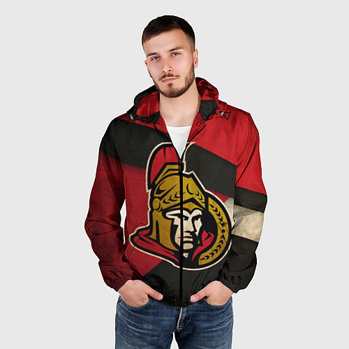 Мужская ветровка HC Ottawa Senators: Old Style / 3D-Черный – фото 3