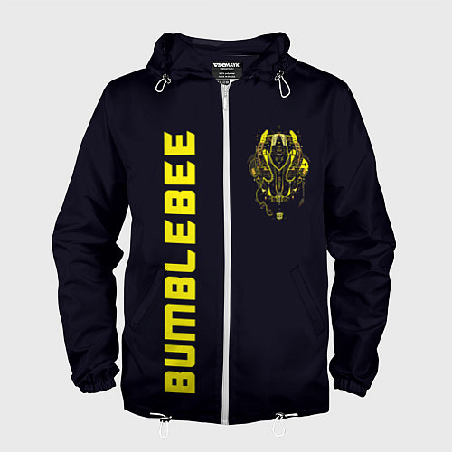 Мужская ветровка Bumblebee Style / 3D-Белый – фото 1