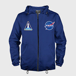Ветровка с капюшоном мужская NASA: Special Form, цвет: 3D-черный