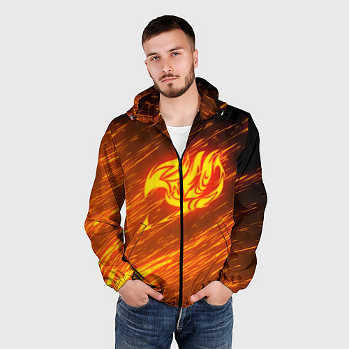 Мужская ветровка NATSU DRAGNEEL / 3D-Черный – фото 3