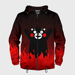 Мужская ветровка Kumamon: Hell Flame