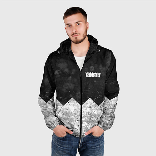 Мужская ветровка BONES: SESH Team / 3D-Черный – фото 3