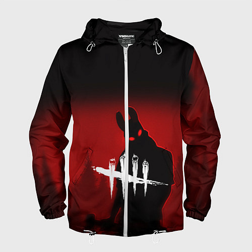 Мужская ветровка Dead by Daylight / 3D-Белый – фото 1