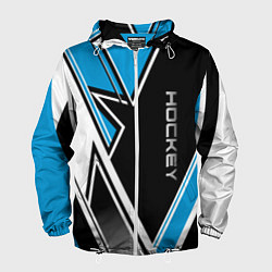 Мужская ветровка Hockey black blue white