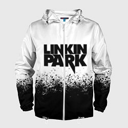 Ветровка с капюшоном мужская LINKIN PARK, цвет: 3D-белый